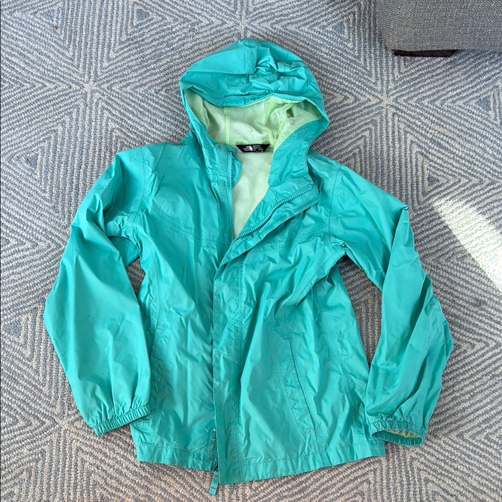 Kids Teal Hooded Jacket